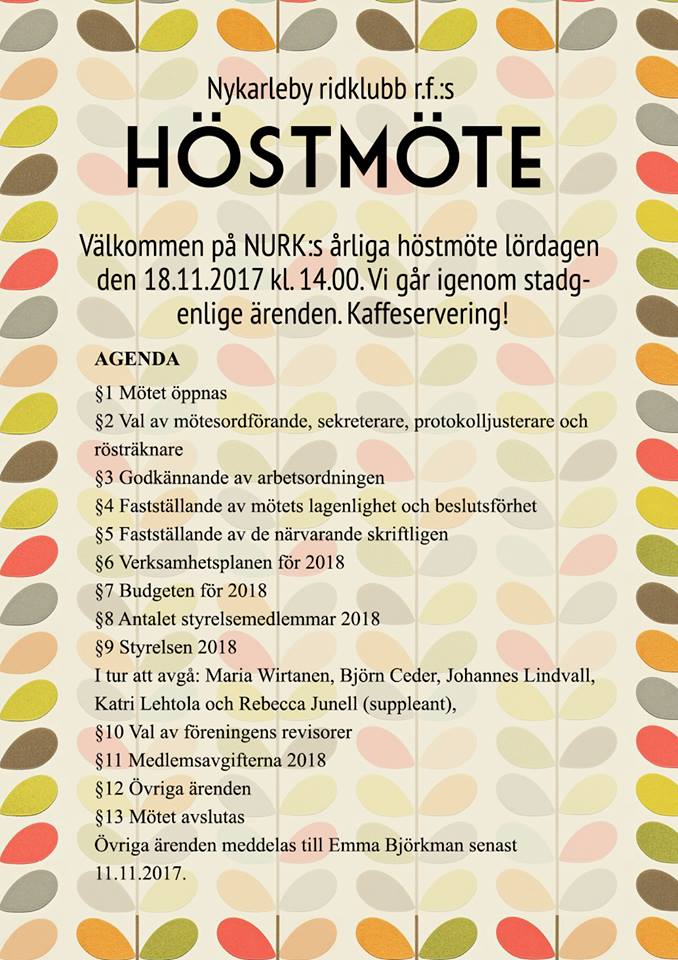 höstmöte